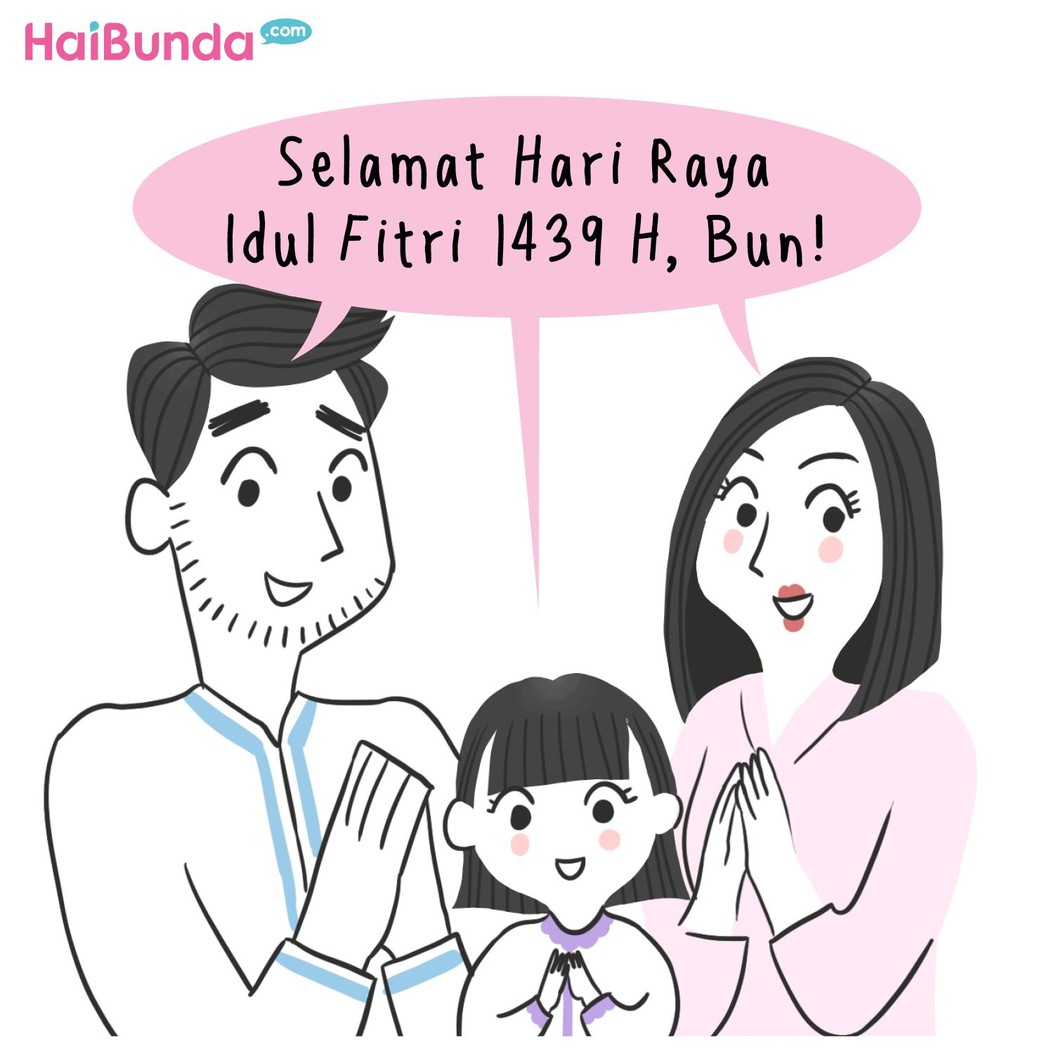 Begini carita Lebaran di keluarga bunda di komik ini. Nah, cerita Lebaran di keluarga Bunda kayak gimana? Yuk bagiin ceritanya di kolom komentar, Bun.