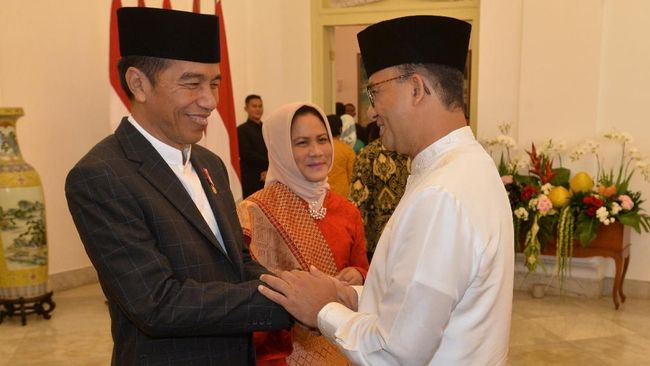 Jokowi Kantongi 3 Nama Calon Pj Gubernur DKI Pengganti Anies Baswedan Masa jabatan Anies Baswedan sebagai Gubernur DKI Jakarta bakal berakhir pada 16 Oktober. Presiden Jokowi segera menentukan penggantinya.