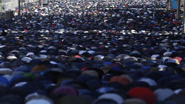 FOTO: Kumandang Lebaran dari Palestina dan Dunia