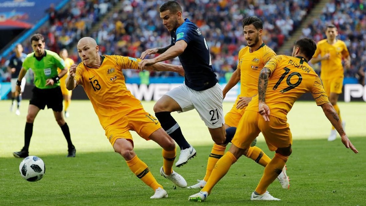 FOTO: Momen Kemenangan Prancis atas Australia di Piala Dunia