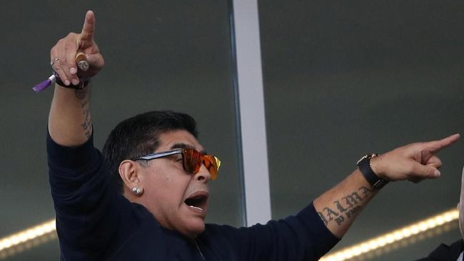 Maradona tak suka judul yang digunakan sutradara Asif Kapadia untuk film biopik terbarunya yang baru tayang di Festival Film Cannes 2019.