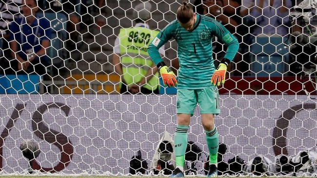 David De Gea memiliki kans besar menempati posisi pemain inti ketika timnas Spanyol menjalani laga kedua di Piala Dunia 2018 melawan Iran.