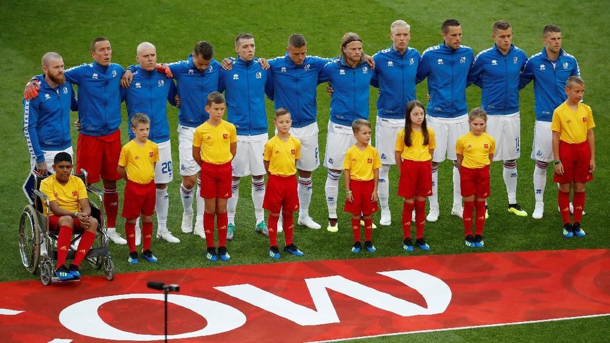 FOTO: Islandia Menahan Imbang Argentina