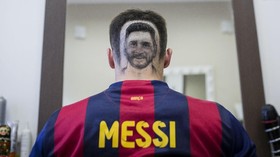 Demam Piala Dunia, Wajah Messi Jadi Tato Rambut dari Serbia