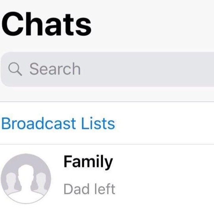 Mau mengucapkan 'Selamat Hari Ayah Internasional' di grup chat tapi ternyata ayah left dari grup. Duh! (Foto: Twitter/ @sendlasagna)