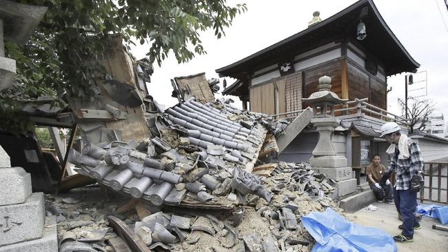 Gempa 6,6 SR Guncang Jepang, Satu Tewas Puluhan Hilang