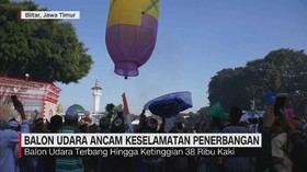 Balon Udara Ancam Keselamatan Penerbangan