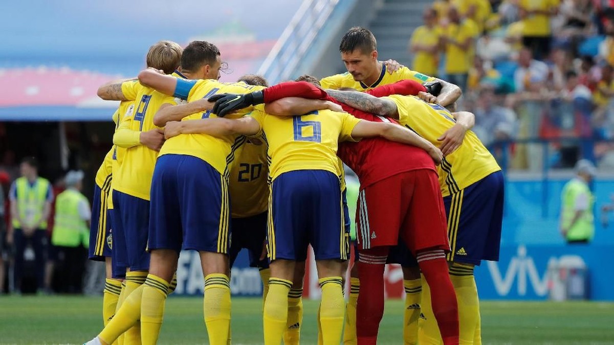 FOTO: Laga Swedia vs Korea Selatan Ditentukan VAR