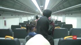 VIDEO: Uji Coba Kereta ke Bandara Soetta dari Stasiun Bekasi