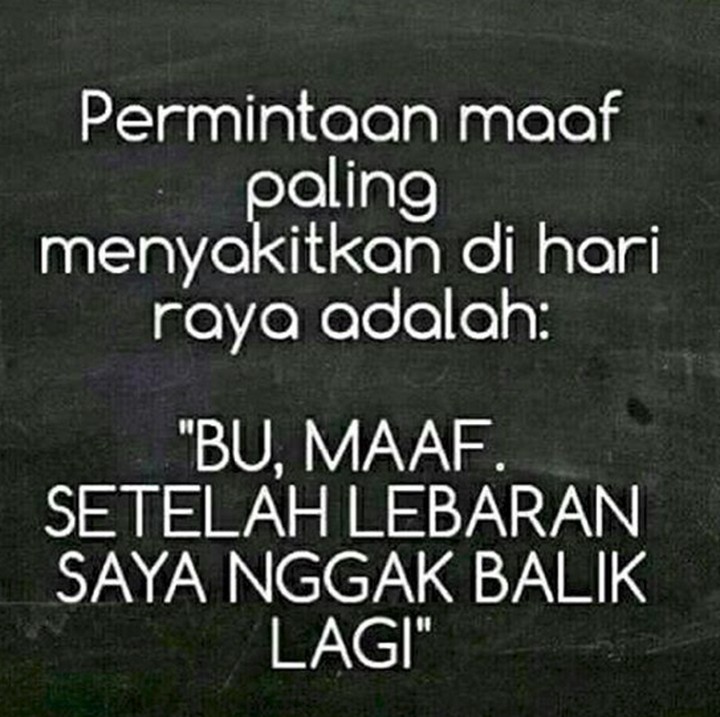 <p>Permintaan maaf paling menyakitkan di hari Lebaran itu... (Foto: Instagram/ @drama.prt)  </p>