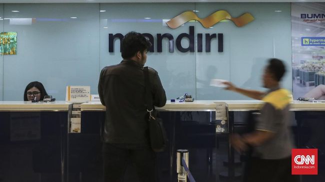 Satu Karyawan  Bank  Mandiri  Diduga Terinfeksi Corona