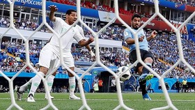 FOTO: Momen Uruguay Menang Tipis Atas Arab Saudi