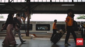 Arus Balik di Stasiun Senen Meningkat