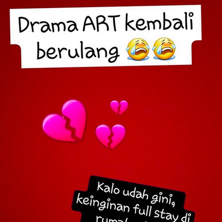 <p>Hiks, beginilah galaunya ibu bekerja ketika si mbak nggak balik lagi. (Foto: Instagram/ @aq_ella)  </p>