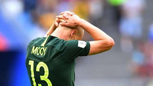 FOTO: Denmark vs Australia Berbagi Angka di Piala Dunia 2018