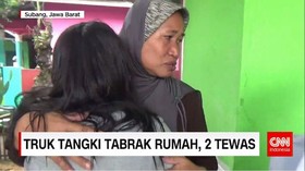 Truk Tangki Tabrak Rumah, 2 Tewas