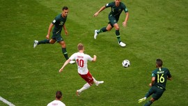 Duel Denmark vs Australia Berakhir Imbang di Babak Pertama