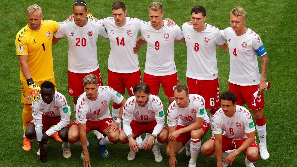 FOTO: Denmark vs Australia Berbagi Angka di Piala Dunia 2018