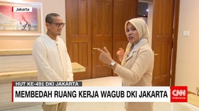Dekorasi Ruang Kerja Sandiaga Uno