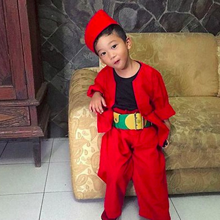 <p>Pitung cilik siap beraksi! (Foto: Instagram/ @vegistha)  </p>