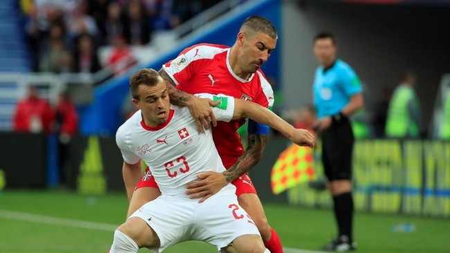 Berikut prediksi redaksi CNNIndonesia.com terkait duel Swiss vs Kosta Rika pada laga pamungkas Grup E Piala Dunia 2018 di Stadion Nizhny Novgorod.