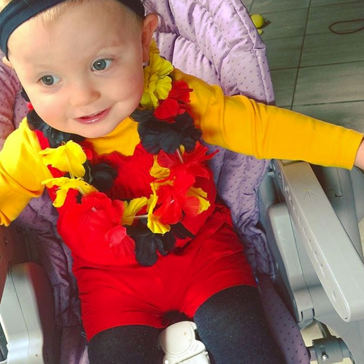 <p>Kalau si kecil yang cantik ini pendukung timnas Belgia. Riasannya udah meriah belum, Bun? (Foto: Instagram @kiimkie)</p>