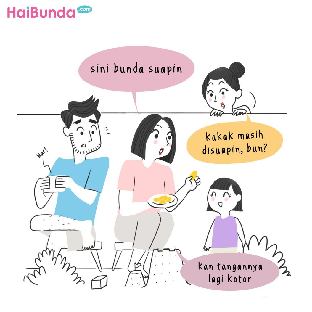 Nyinyiran tetangga kayak yang didapat bunda di komik ini emang bikin kesal ya. Bunda pernah dinyinyiri tetangga soal apa? Yuk bagikan di kolom komentar