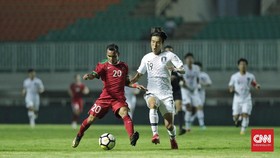 Timnas Indonesia Tertinggal 0-1 dari Korsel di Babak Pertama