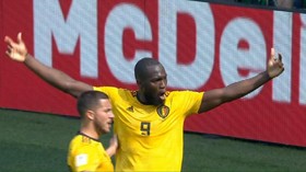 VIDEO: Dua Gol Lukaku Bawa Belgia Ungguli Tunisia di Babak I