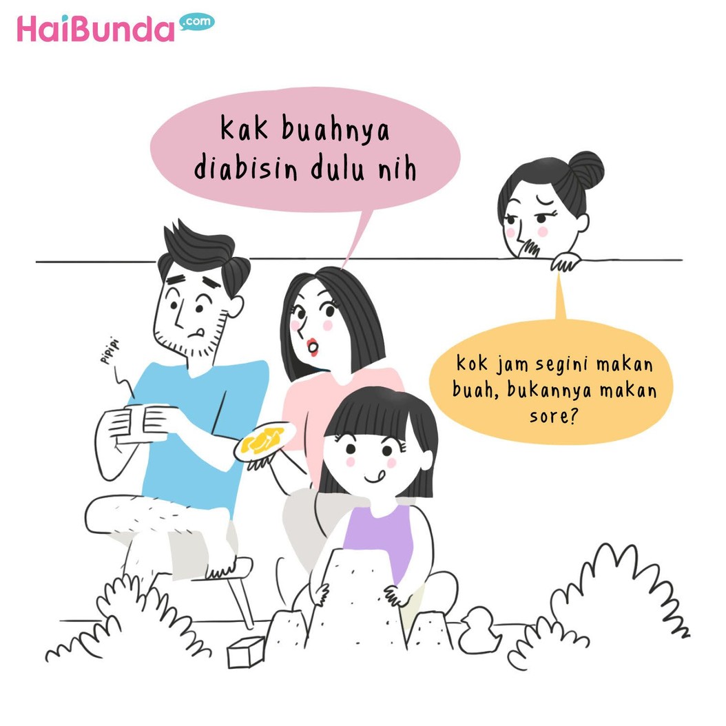 Nyinyiran tetangga kayak yang didapat bunda di komik ini emang bikin kesal ya. Bunda pernah dinyinyiri tetangga soal apa? Yuk bagikan di kolom komentar