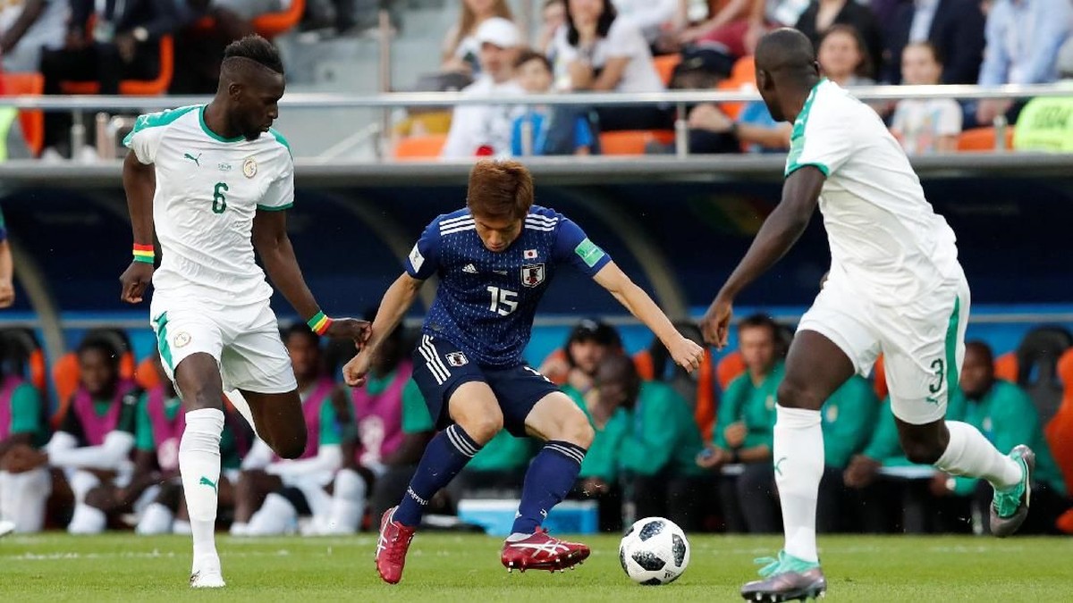 FOTO: Jepang Berbagi Angka dengan Senegal di Piala Dunia 2018