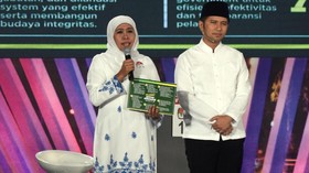 KPU: Khofifah-Emil Menang Pilgub Jatim, Unggul 1 Juta Suara