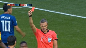 VIDEO: Kompilasi Kartu Merah Piala Dunia 2018
