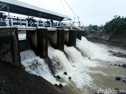 Bendung Katulampa Siaga IV, Tinggi Muka Sungai Ciliwung 70 Cm