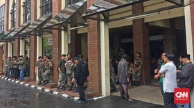 Banser Berjaga di Kantor PBNU Tunggu Demo Terkait Gus Yahya