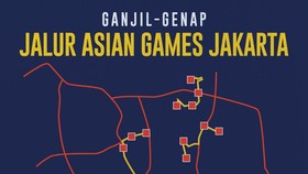 Ganjil Genap Jalur Asian Games Jakarta