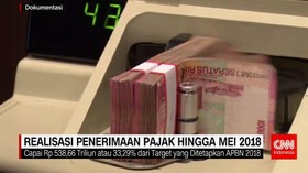 Realisasi Penerimaan Pajak hingga Mei 2018
