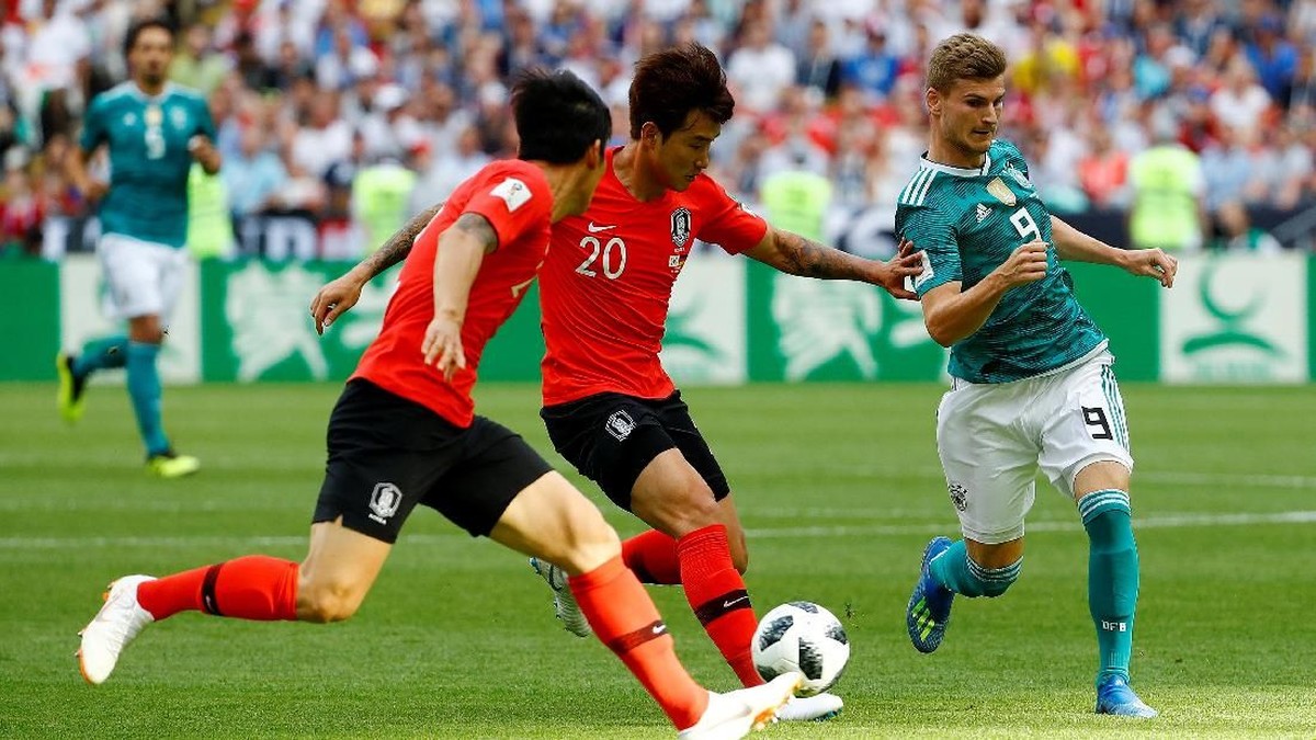 FOTO: Korea Selatan Bikin Jerman Nestapa