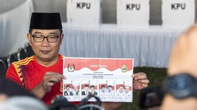 Kandidat Nomor Urut Satu Kuasai Quick Count Pilgub di Jawa