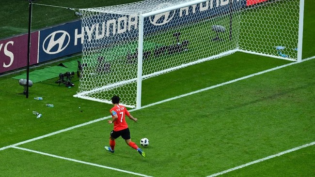 Pada Piala Dunia kali ini, gol lebih sering terjadi di menit-menit akhir. Total 26,7 persen dari 116 gol tercipta pada menit 75 ke atas.