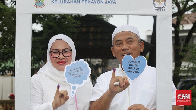 FOTO: Gaya TPS Unik di Pilkada Serentak 2018