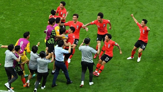FOTO: Korea Selatan Bikin Jerman Nestapa