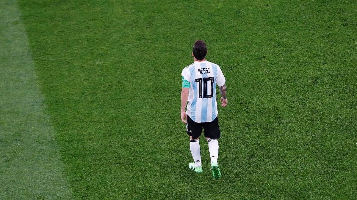 FOTO: Timnas Argentina Susah Payah ke 16 Besar Piala Dunia