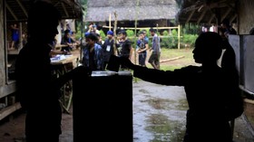 FOTO : Pilkada di Kampung Adat Baduy