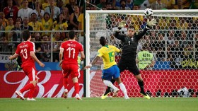 Brasil Unggul Atas Serbia di Babak Pertama