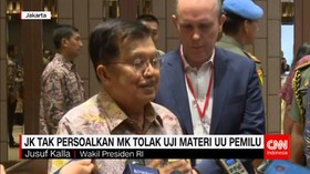 Wapres JK Tak Persoalkan MK Tolak Uji Materi UU Pemilu