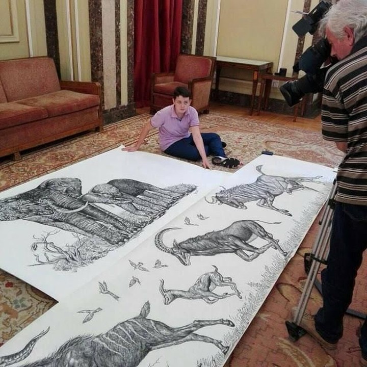 <p>Dusan sangat memperhatikan garis, proporsi dan perspektif. Penyajian gambarnya juga memiliki karakter dan menunjukkan pengetahuan Dusan yang sangat baik tentang spesies hewan. (Foto: Blog Dusan Krtolica)</p>