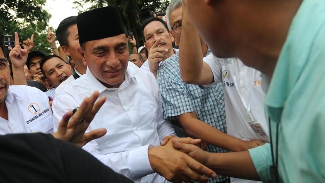Gubernur Sumut Edy Rahmayadi melayangkan surat izin ke Menko Maritim dan Investasi Luhut Binsar Pandjaitan terkait rencana isolasi Kepulauan Nias.