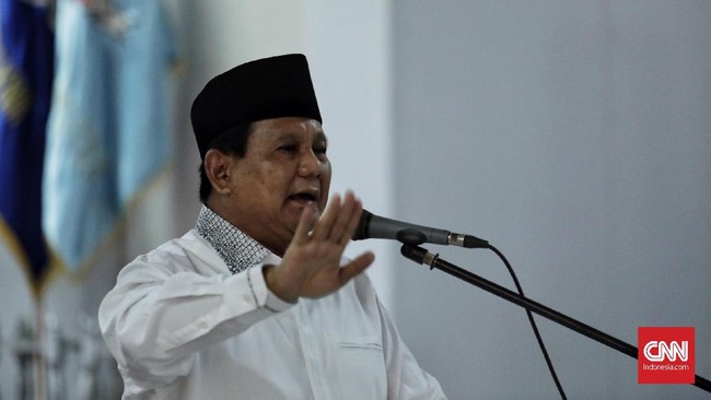 Ketum Gerindra Prabowo Subianto meminta semua pihak tidak menganggap remeh situasi perekonomian Indonesia saat ini.