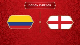 LIVE: Kolombia vs Inggris di 16 Besar Piala Dunia 2018